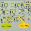 DC12V Dimmable wasserdicht 300 LEDs CCT flexible SMD5050 zweifarbige LED-Streifen Licht